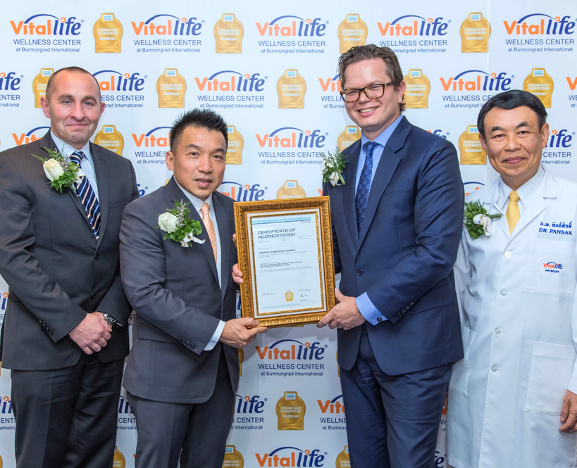 Vitallife Wellness Center at Bumrungrad International Accreditted by DNV-GL