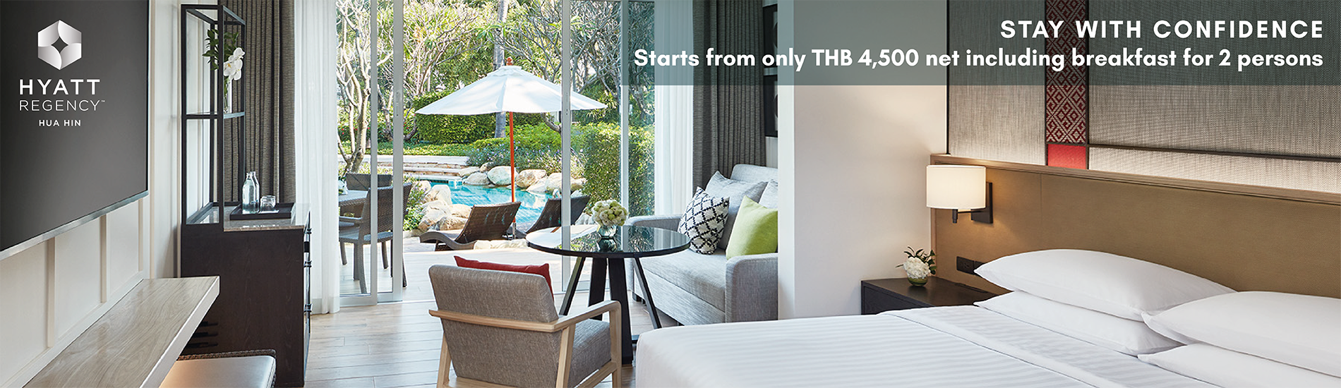 Stay With Confidence Promotion at Hyatt Regency Hua Hin