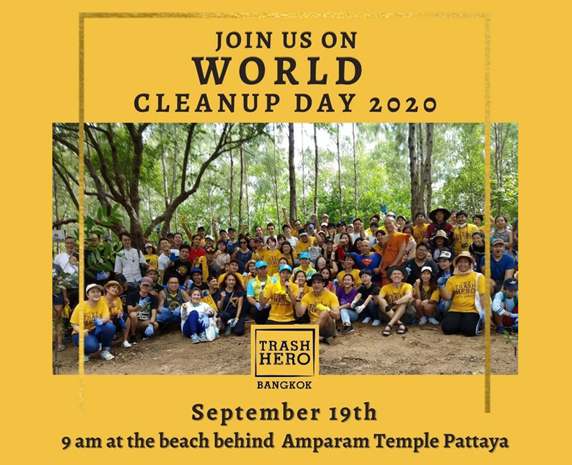 World Cleanup Day 2020 by Trash Hero Bangkok