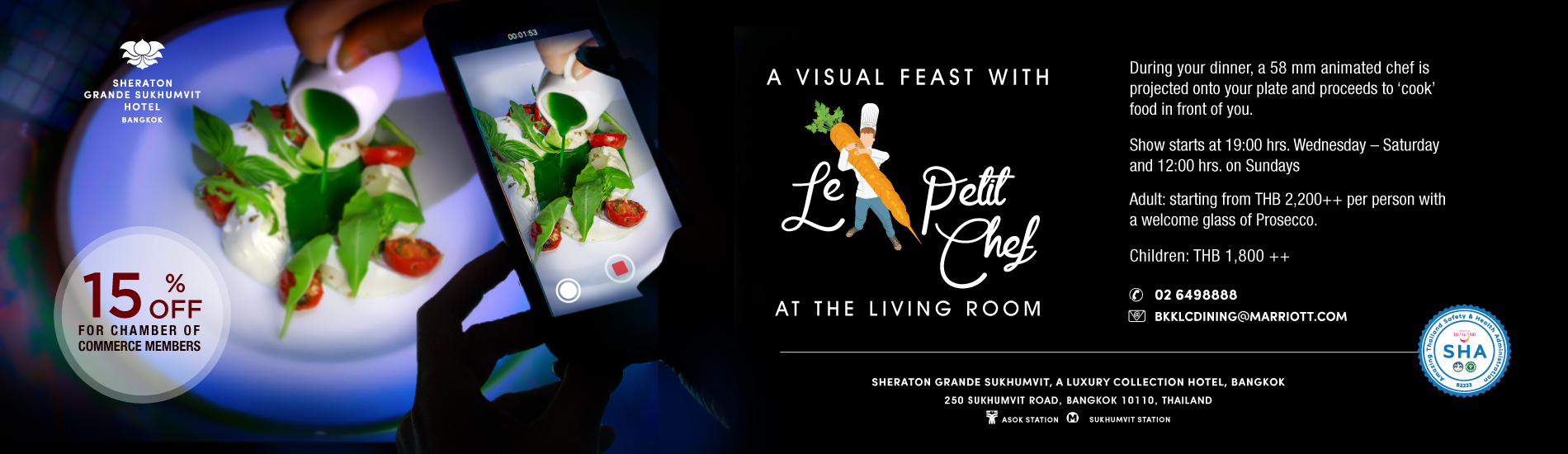 A Visual Feast with Le Petit Chef by Sheraton Grande Sukhumvit