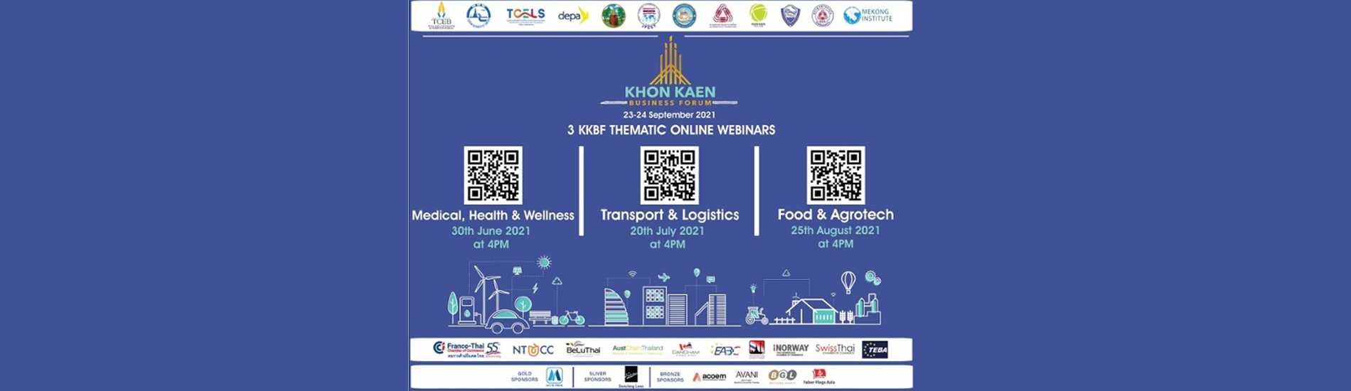 Khon Kaen Business Forum: A Series of Three Thematic Online Webinars