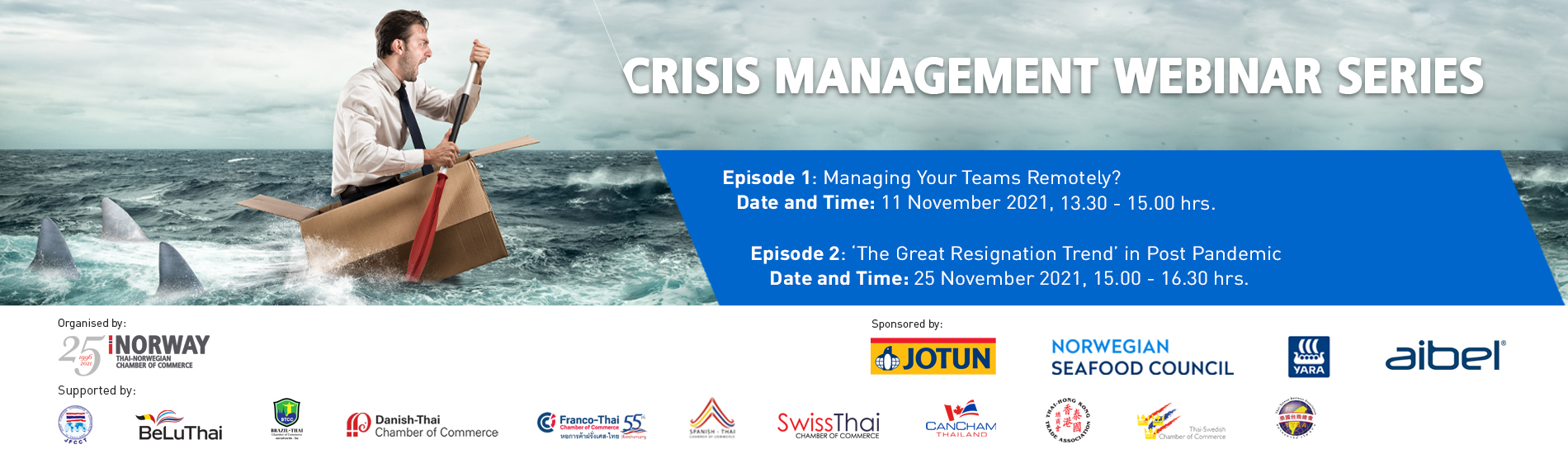 Series of Crisis Management Webinars 2021