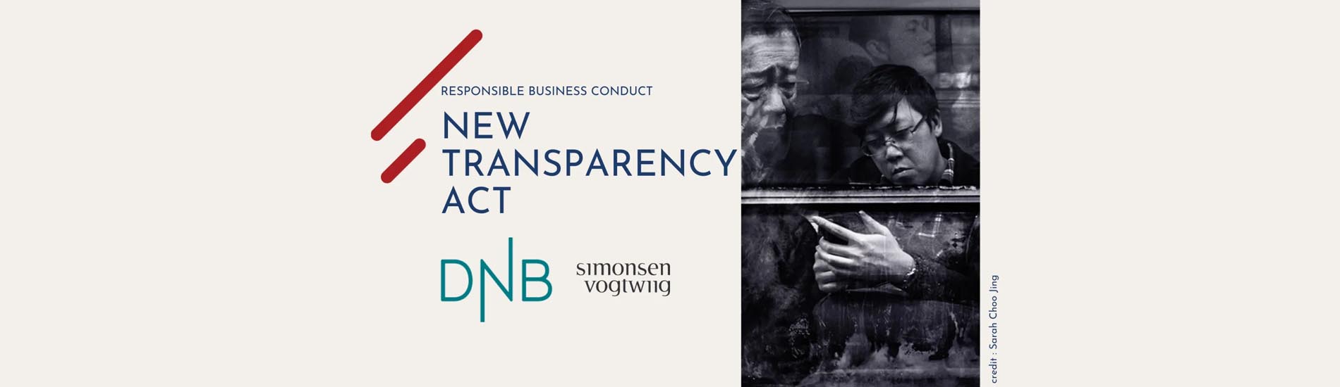 Responsible Business Conduct: Transparency Act