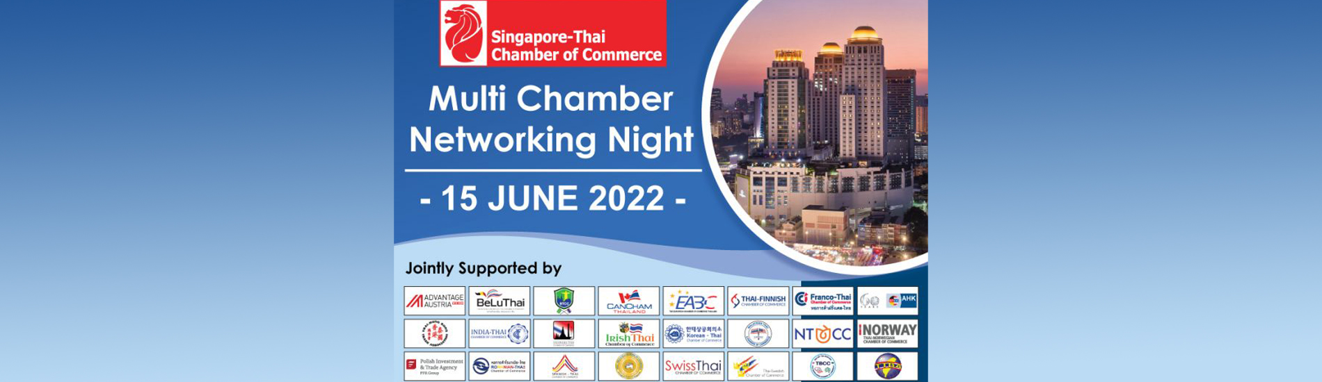 Multi Chamber Networking Night at The Berkeley Hotel Pratunam by Singapore-Thai Chamber of Commerce