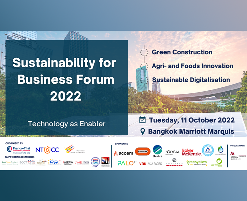 Sustainability for Business Forum 2022: Technology as Enabler