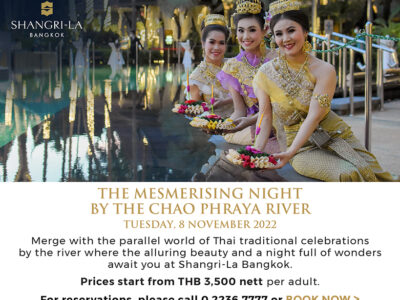 Celebrate Loy Krathong Festival at Shangri-La Bangkok