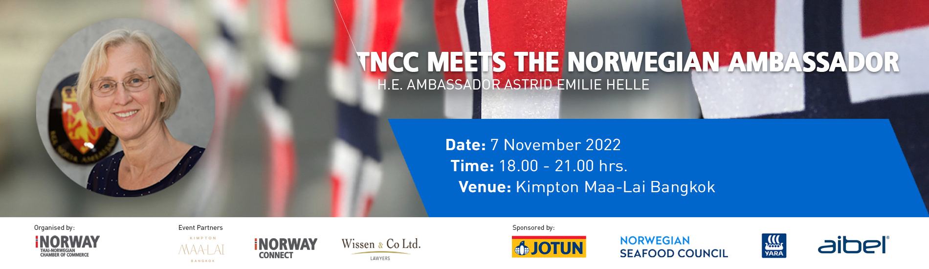 Thank you for Registering to TNCC Meets Norwegian Ambassador