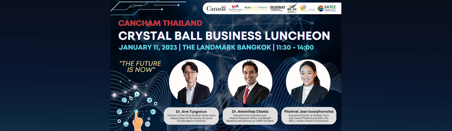 Multi-Chamber Crystal Ball Business Luncheon - The Future is Now