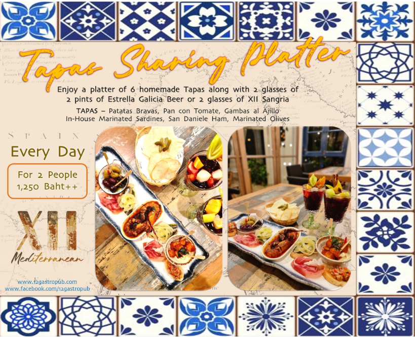 A Culinary Journey by XII Mediterranean Gastropub