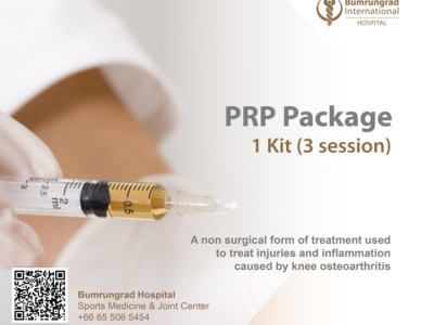 Platelet rich plasma (PRP) injections Package