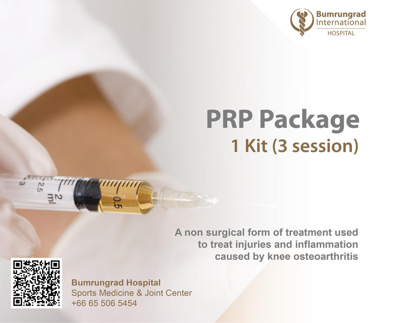 Platelet rich plasma (PRP) injections Package ThaiNorwegian Chamber of Commerce