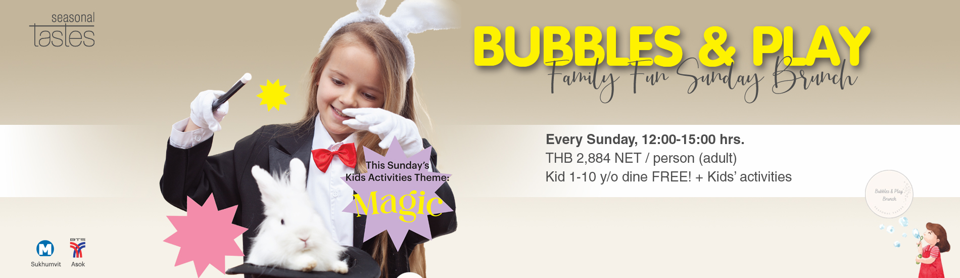 The Westin Grande Sukhumvit Bangkok: Sunday Brunch with a special Magic Theme