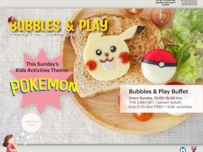 Bubbles and Play Sunday Brunch: Pokemon Theme