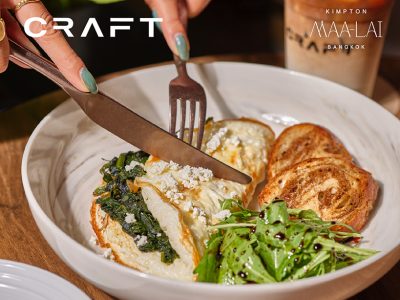 New International Favourites & Extensive Vegan Choices at CRAFT Dining Menu