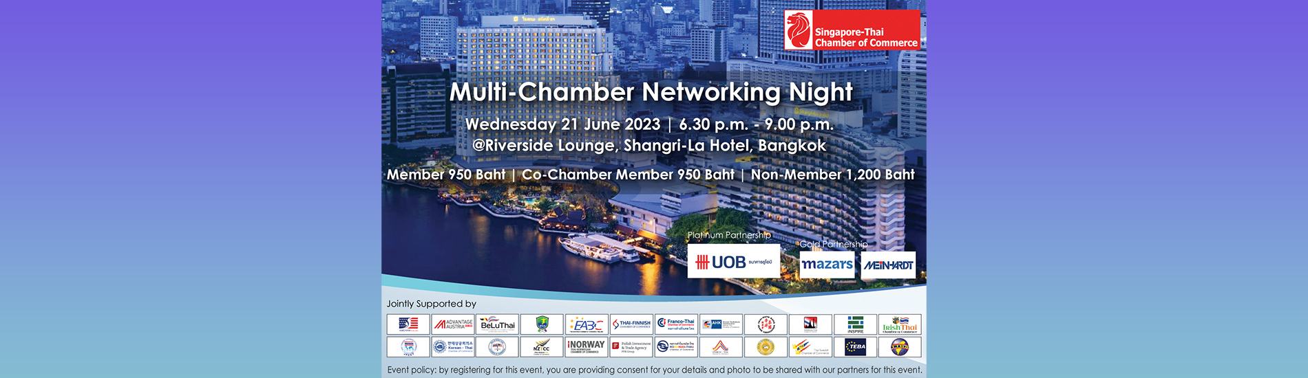 Multi-Chamber Networking Night at Shangri-La Hotel, Bangkok
