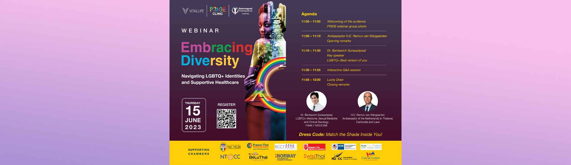 LGBTQ+ Webinar by Pride Clinic Bumrungrad