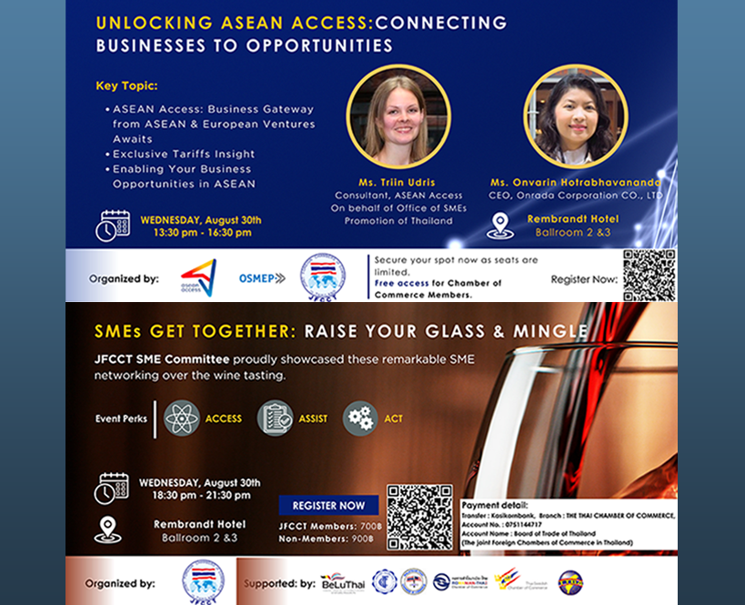 Unlocking Asean Access and SMEs Get Together by JFCCT SME Committee and OSMEP