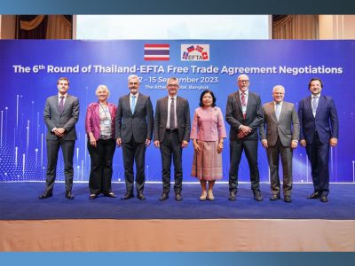 EFTA and Thailand convene for sixth round of Free Trade Agreement negotiations in Bangkok