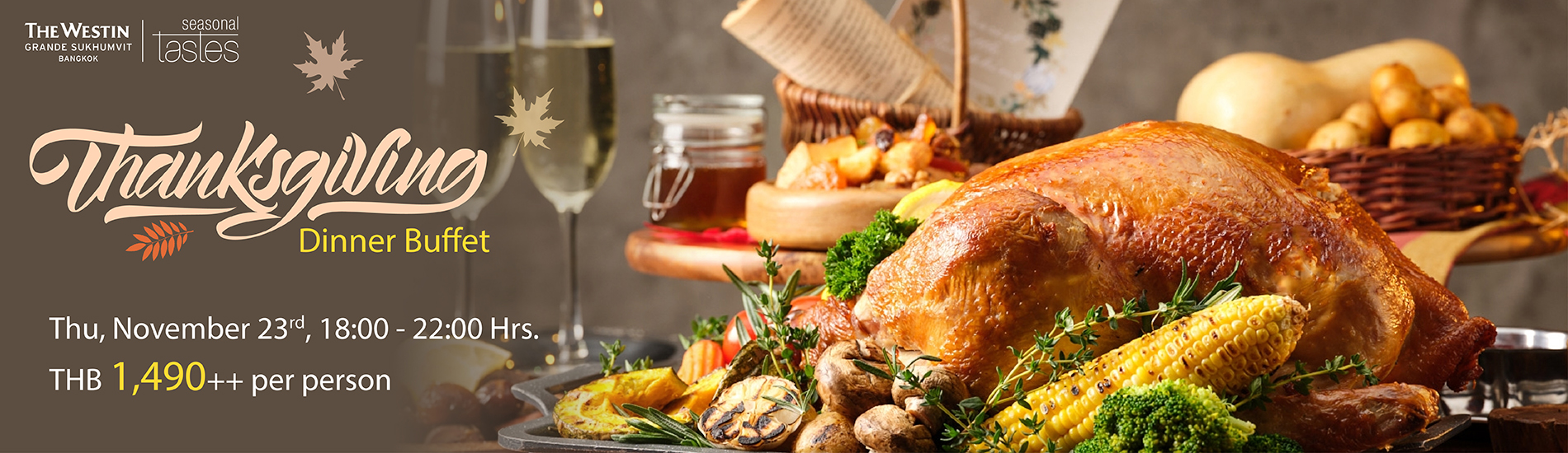 Thanksgiving Dinner Buffet at The Westin Grande Sukhumvit