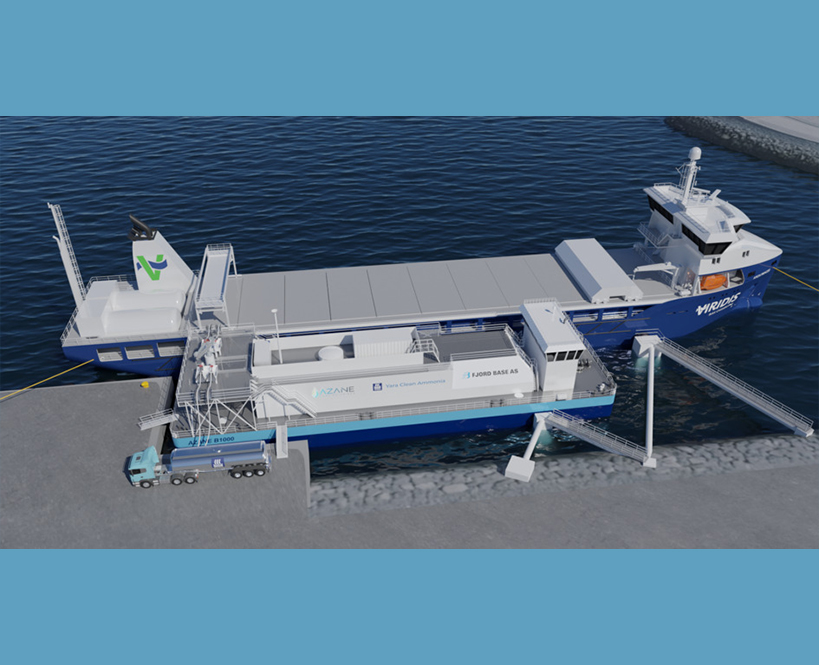 Yara Clean Ammonia and Azane granted safety permit to build world's first low emission ammonia bunkering terminal