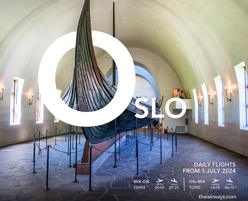 Thai Airways reconnects Direct Flights Between Bangkok and Oslo