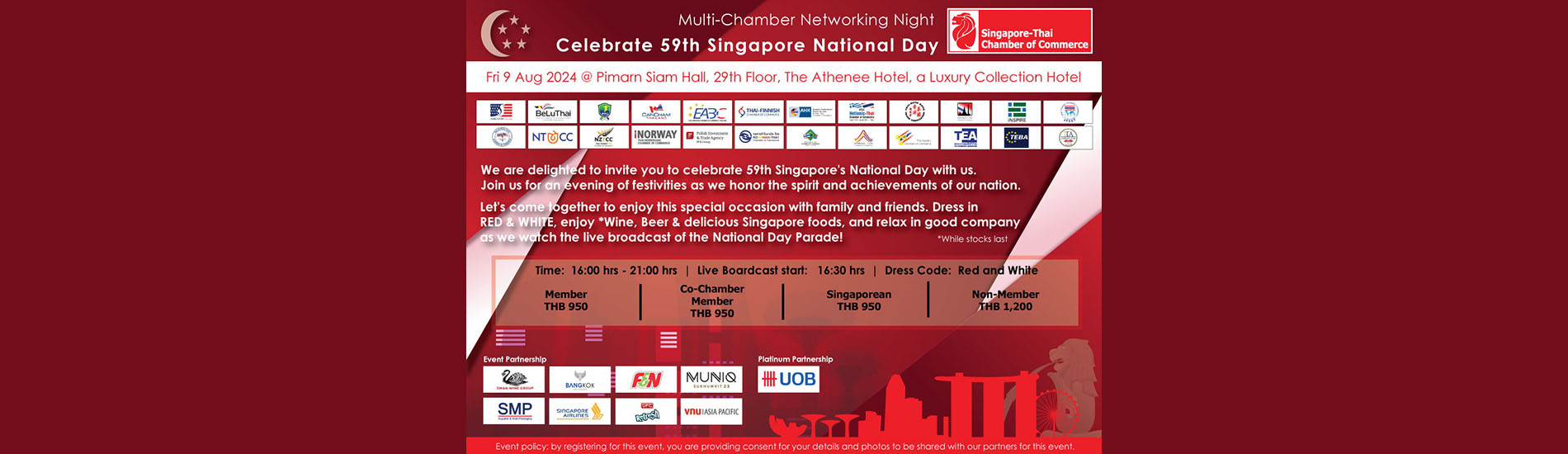 Multi-Chamber Networking Night "Celebrate 59th Singapore National Day"