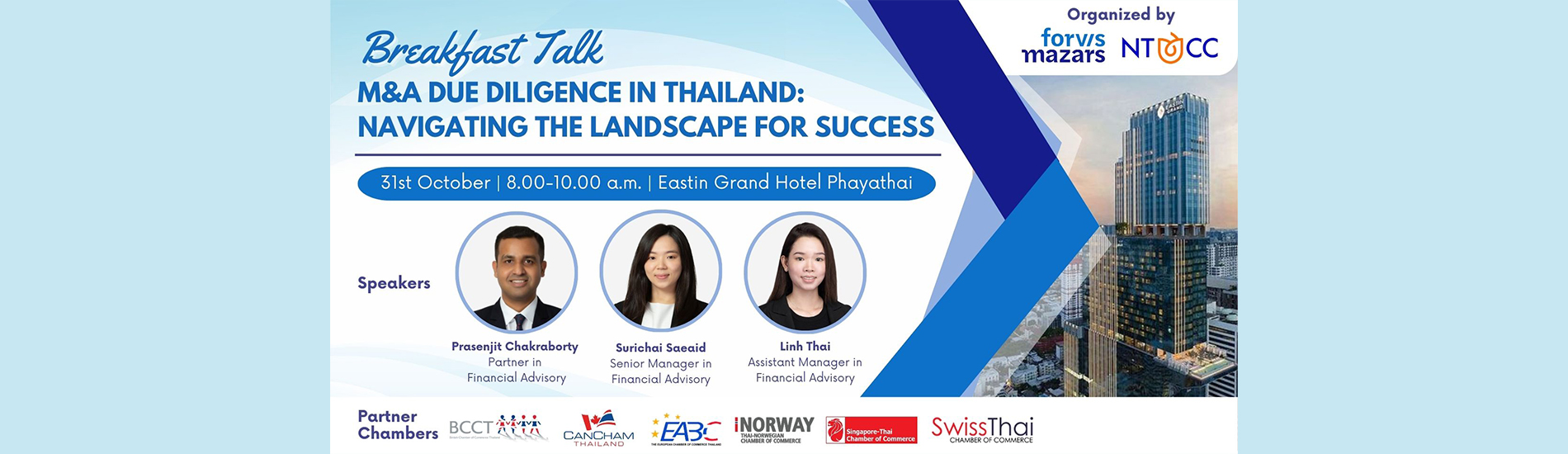 Breakfast Talk: M&A Due Diligence in Thailand: Navigating the Landscape for Success