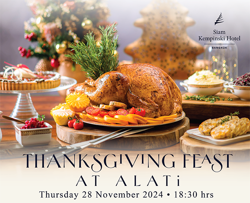 Celebrate Thanksgiving in Style at Siam Kempinski Hotel Bangkok