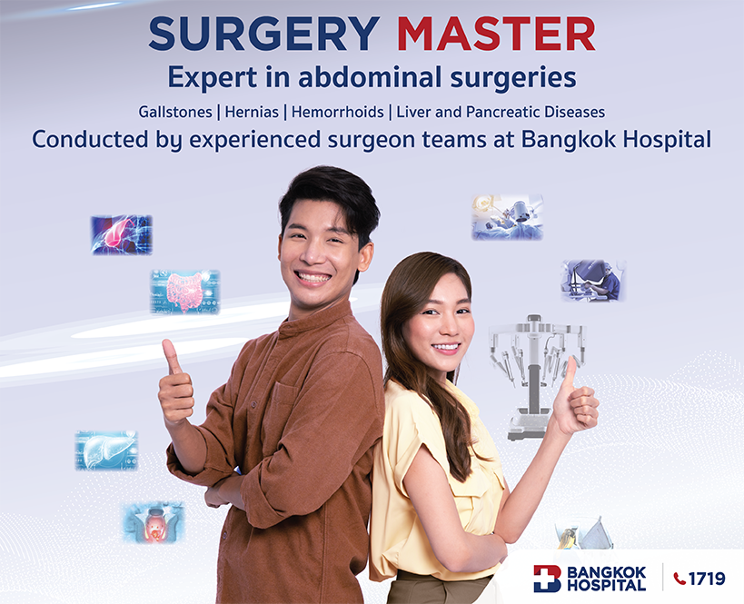Bangkok Hospital, Surgery Master: Expert in Abdominal Surgery