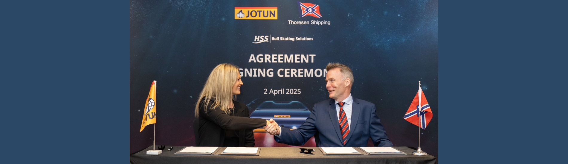 Jotun secures agreement with Thoresen Shipping to maintain always clean hull with Hull Skating Solutions (HSS)