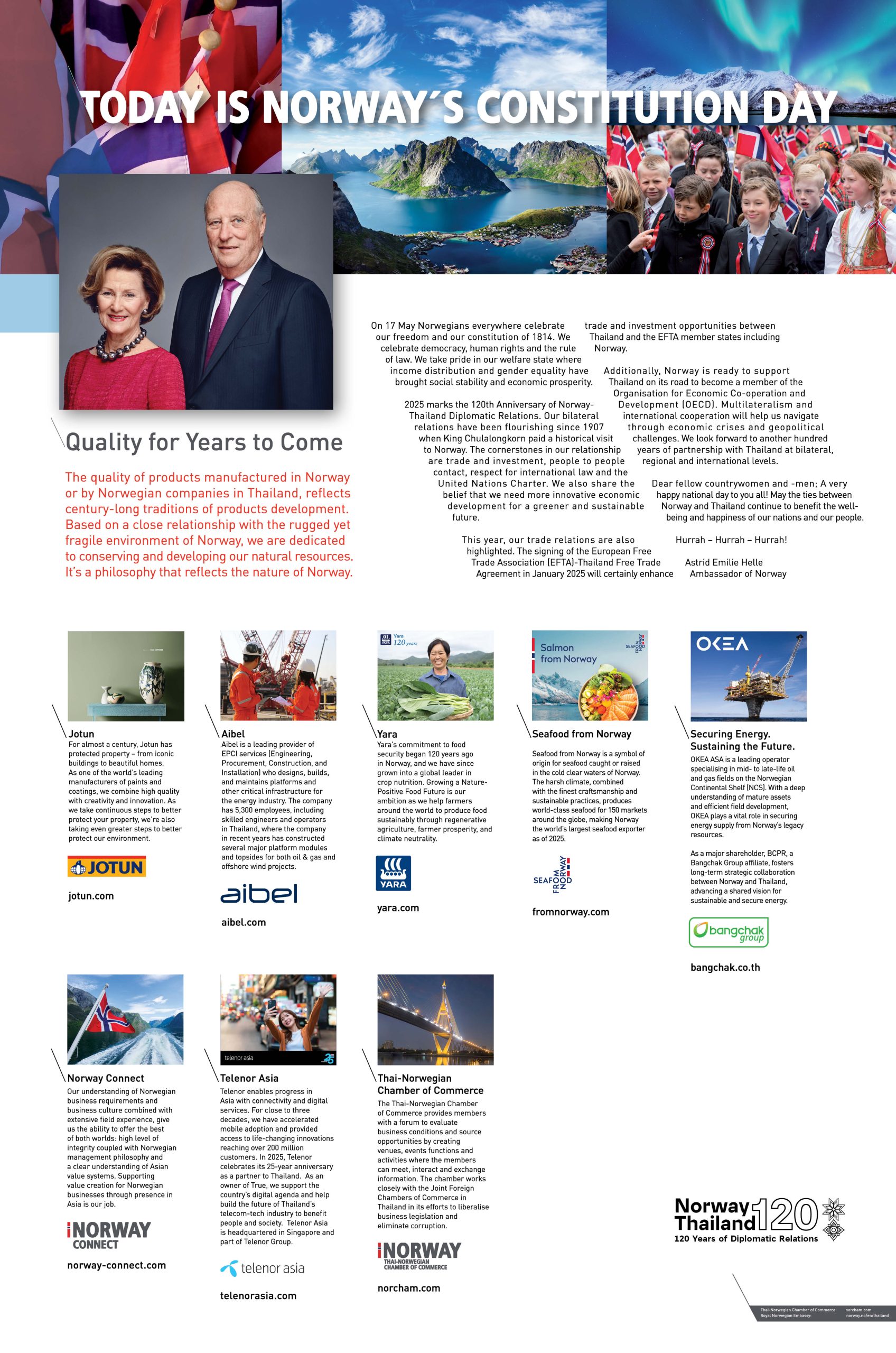 It's Norwegian Constitution Day