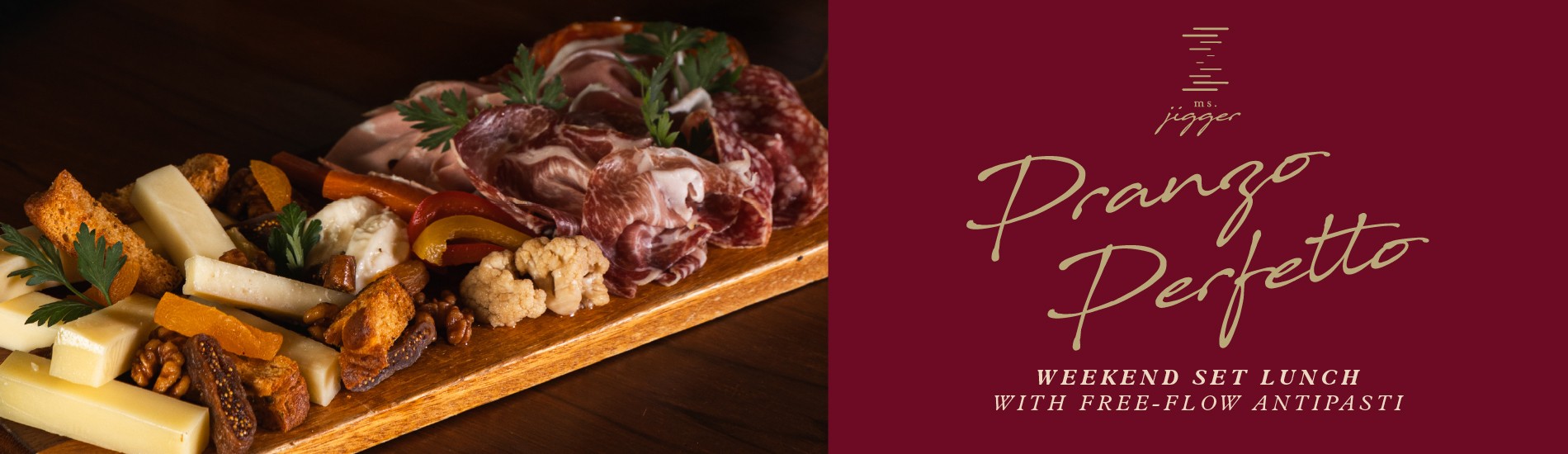 Ms. Jigger introduces New Italian Set Lunches Menus at Kimpton Maa-Lai Bangkok