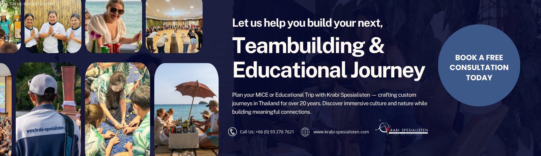Tailor-Made Teambuilding & Educational Journeys in Thailand