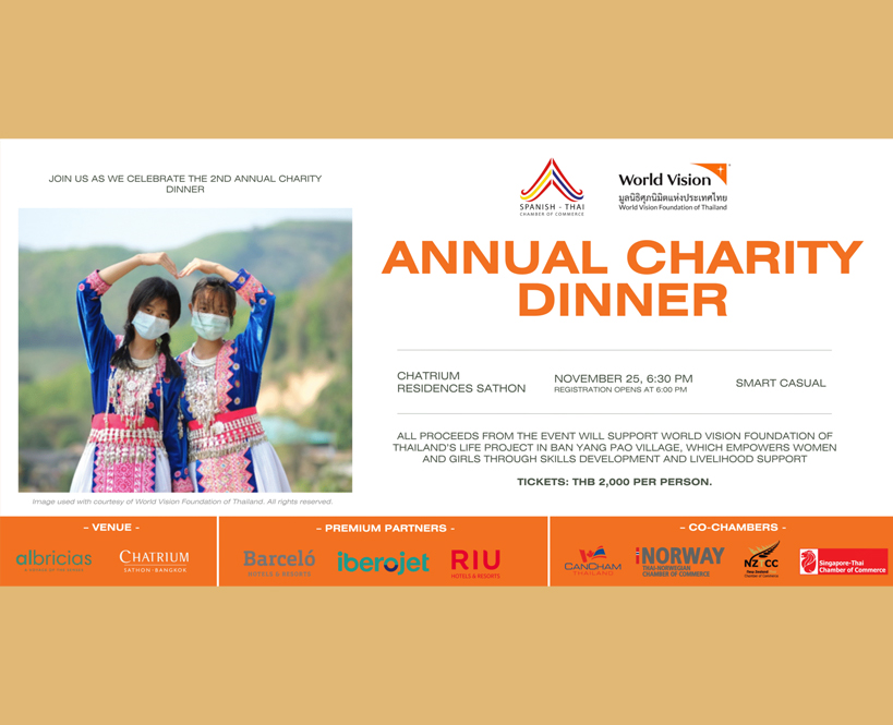 Annual Charity Event by Spanish-Thai Chamber of Commerce (SPTCC)