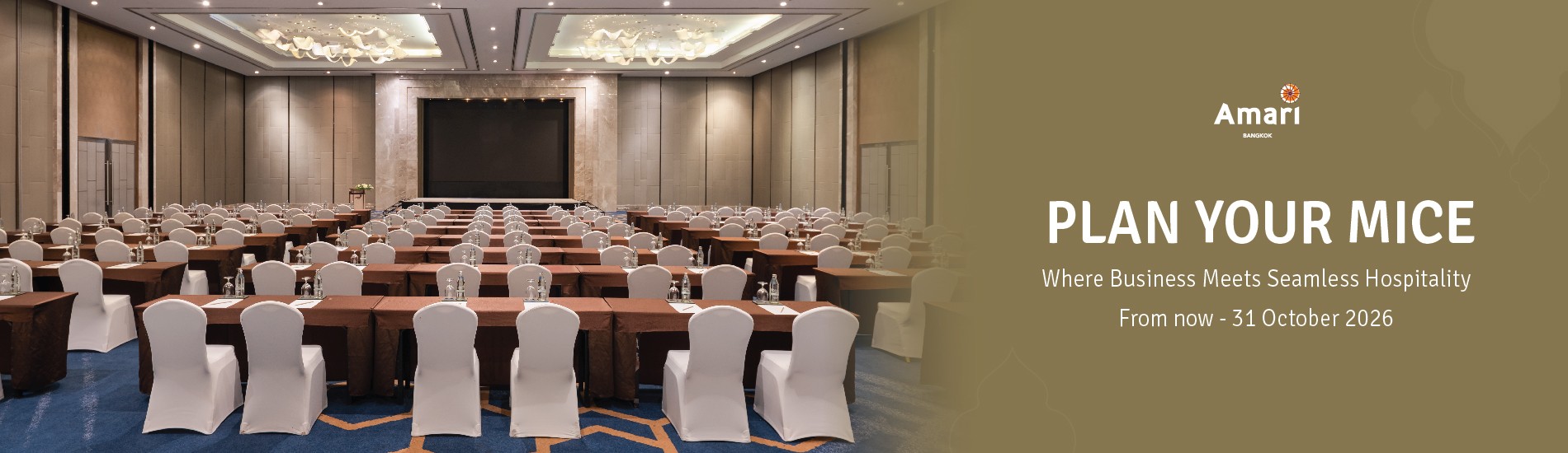 Amari Bangkok Launches Exclusive “Plan Your MICE” Offer