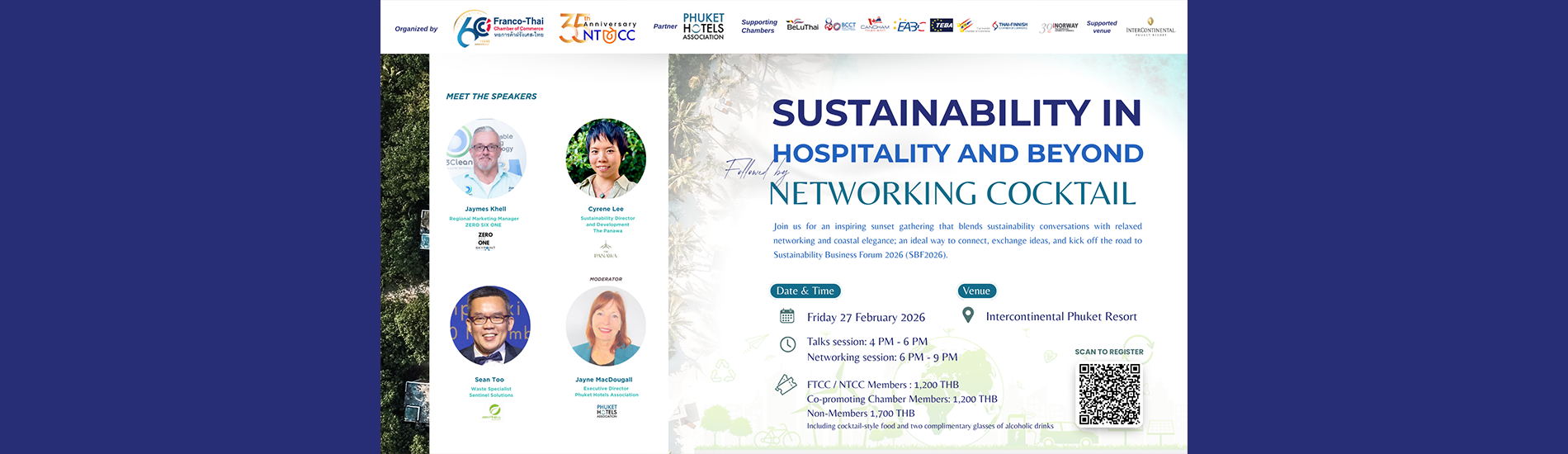 FTCC Sustainability in Hospitality and Beyond Networking Cocktail