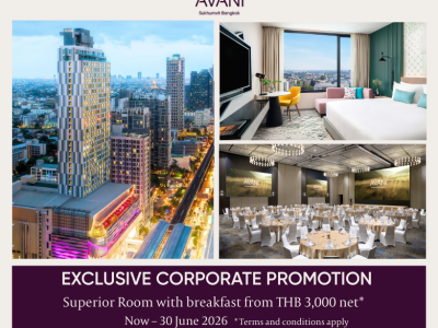 Exclusive Corporate Promotion at Avani Sukhumvit Bangkok