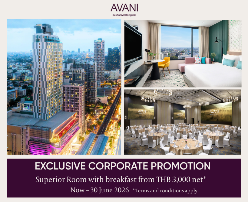 Exclusive Corporate Promotion at Avani Sukhumvit Bangkok