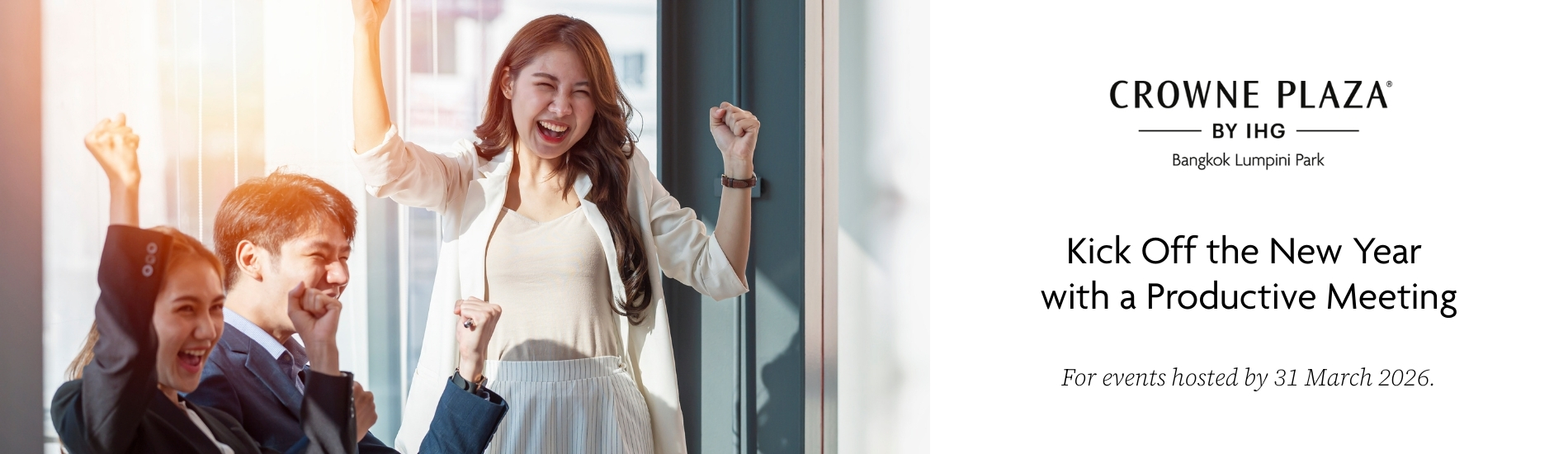 Kick Off the New Year with a Productive Meeting at Crowne Plaza