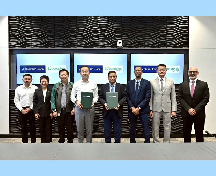Bangchak Group and Quantum Global (APAC) Exchange Vessel Time Charter Contract and Discuss Future Collaboration