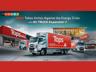 Central Food Retail's TOPS Supermarket boosts EV Truck Expansion