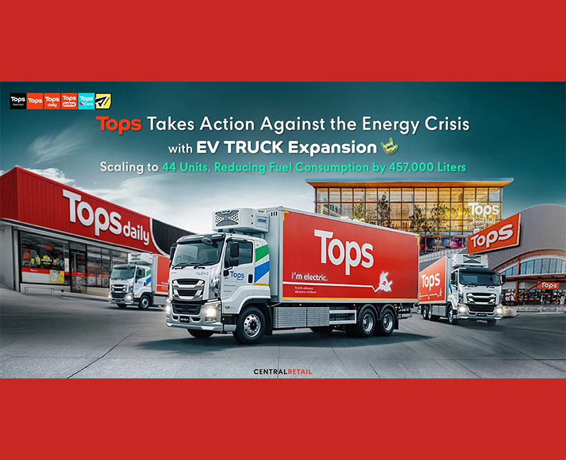 Central Food Retail's TOPS Supermarket boosts EV Truck Expansion