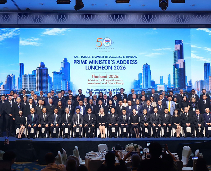 Prime Minister H.E. Anutin Charnvirakul Outlines Thailand 2026 Vision to Strengthen Competitiveness, Investment Confidence and Future-Ready Growth at JFCCT Luncheon