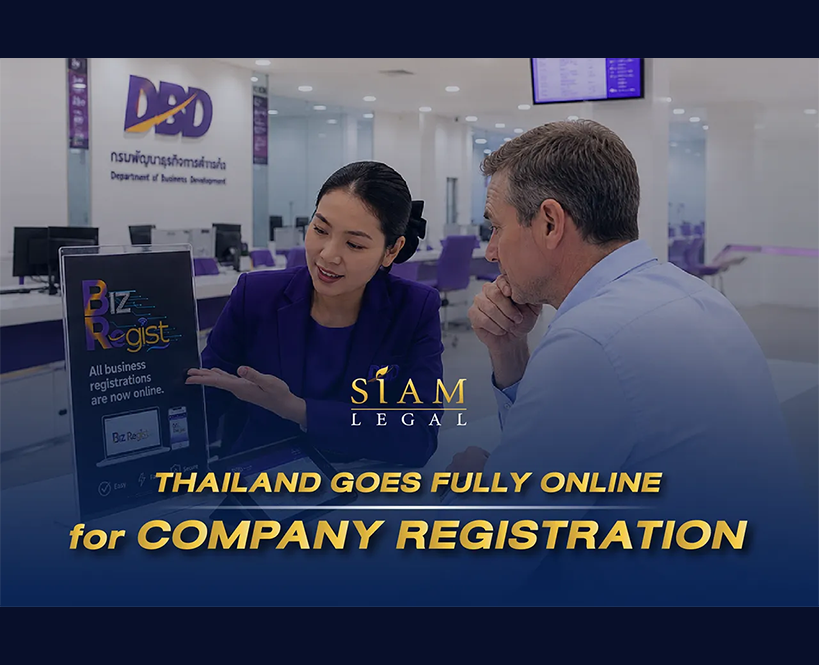 Thailand Moves Company Registration Fully Online From July 2026