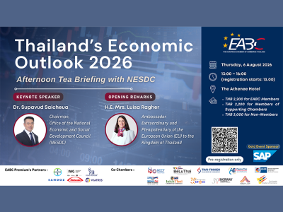 EABC Thailand's Economic Outlook 2026: Afternoon Tea Briefing with NESDC