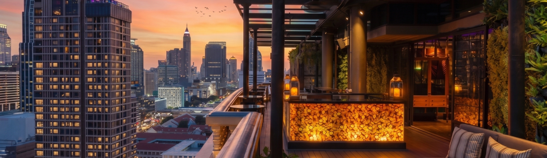 The Speakeasy Rooftop Bar Bangkok at Hotel Muse Bangkok