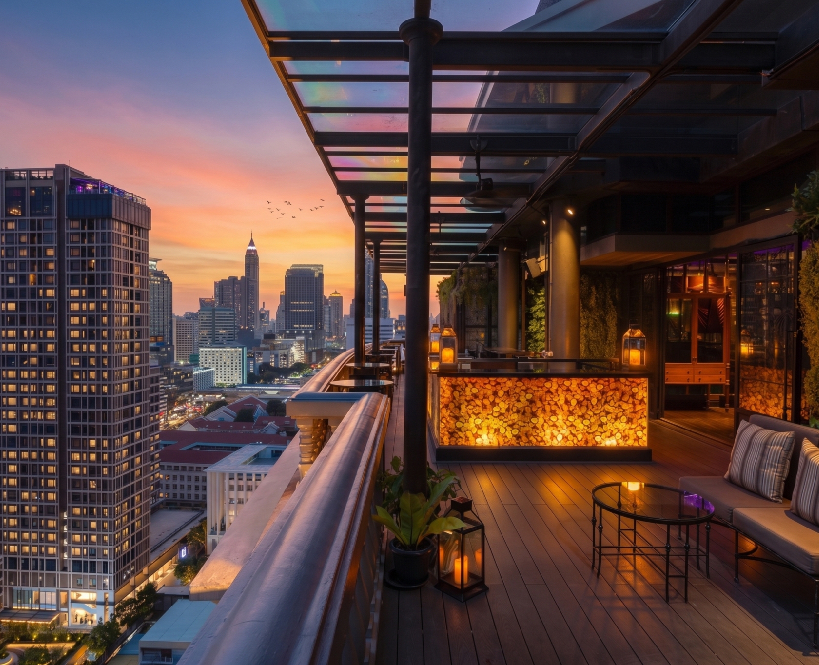 The Speakeasy Rooftop Bar Bangkok at Hotel Muse Bangkok