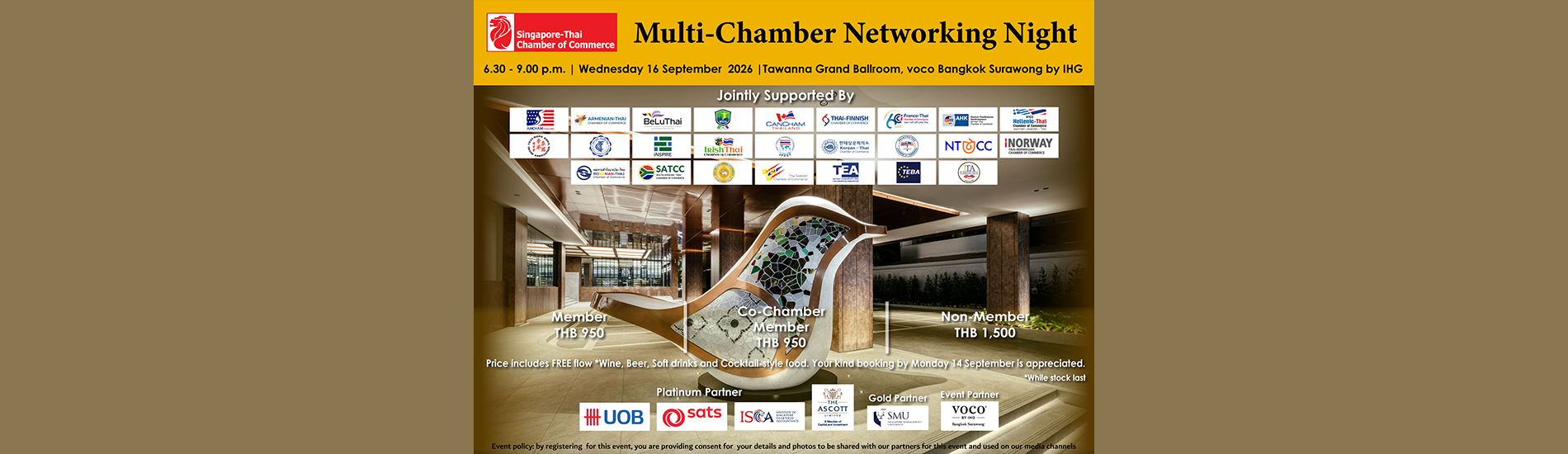 Multi-Chamber Networking Night by Singapore-Thai Chamber of Commerce