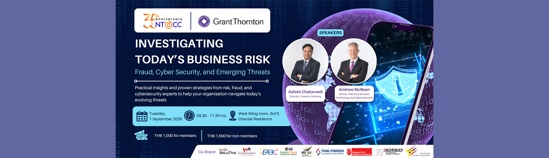 NTCC, in collaboration with Grant Thornton, organised the event “Investigating Today’s Business Risk: Fraud, Cyber Security, and Emerging Threats.”