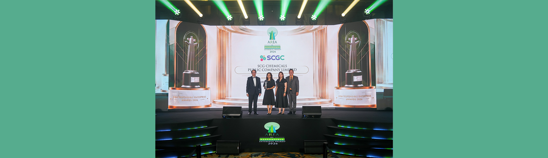 SCGC Wins Asia Sustainability Award “The ESG Champions of Asia 2026” Green Leadership from the Asia Responsible Enterprise Award 2026 Elevating to Operational Excellence in Sustainable Waste Management